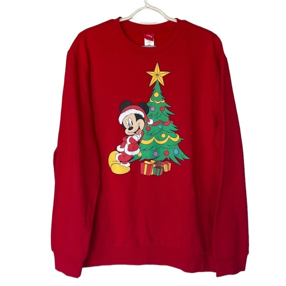 Disney Tops - NWOT DISNEY Mickey Mouse Christmas Sweatshirt